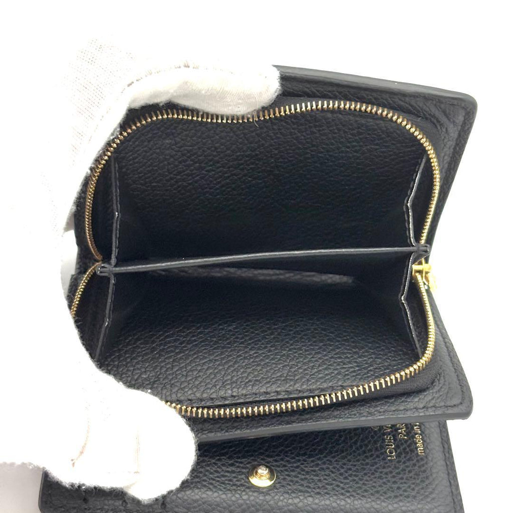 Louis Vuitton Wallet Portefeuille Clair Empreinte Noir Black — view 5