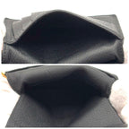 Louis Vuitton Wallet Portefeuille Clair Empreinte Noir Black — view 7