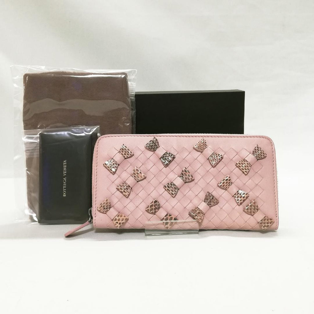 Bottega Veneta Intrecciato Zip Around Wallet