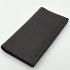 Saint Laurent Croco Bifold Wallet Leather Brown — view 5