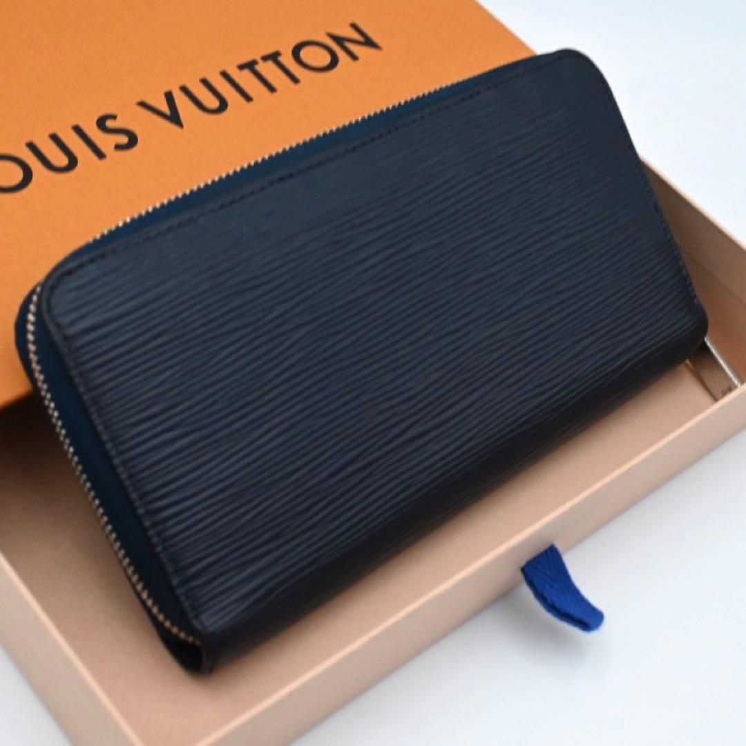 Louis Vuitton Epi Zippy Wallet Andigo Blue — view 2