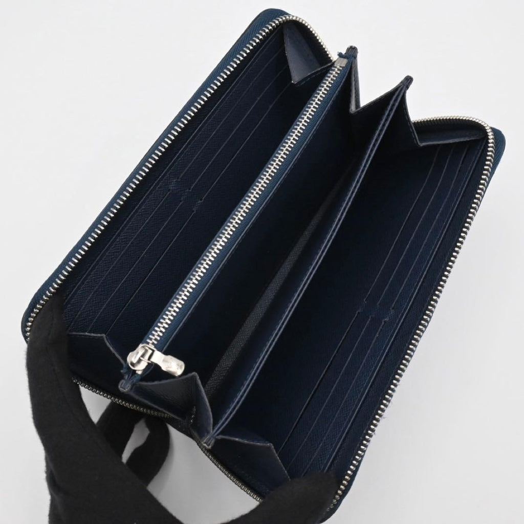 Louis Vuitton Epi Zippy Wallet Andigo Blue — view 3