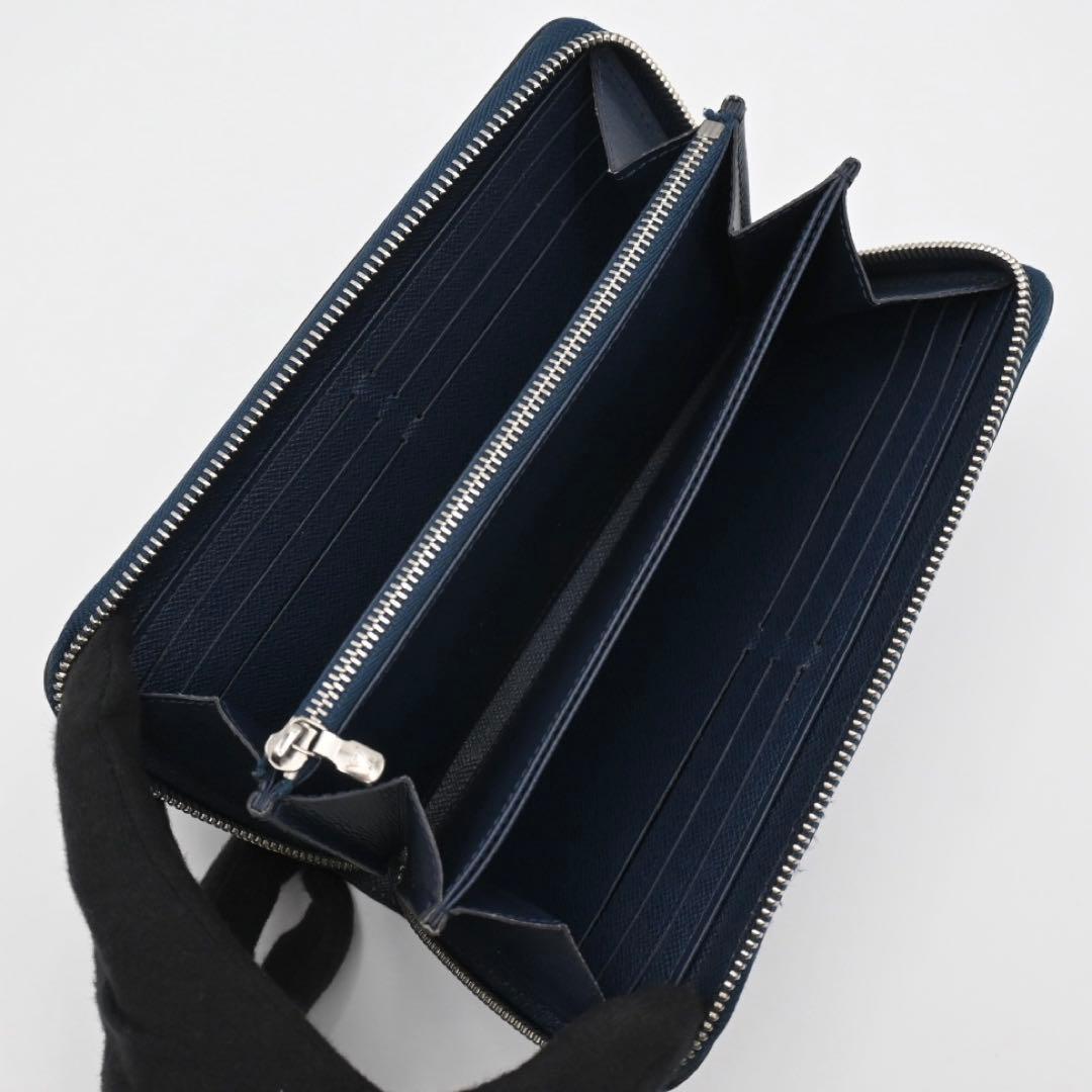 Louis Vuitton Epi Zippy Wallet Andigo Blue — view 3