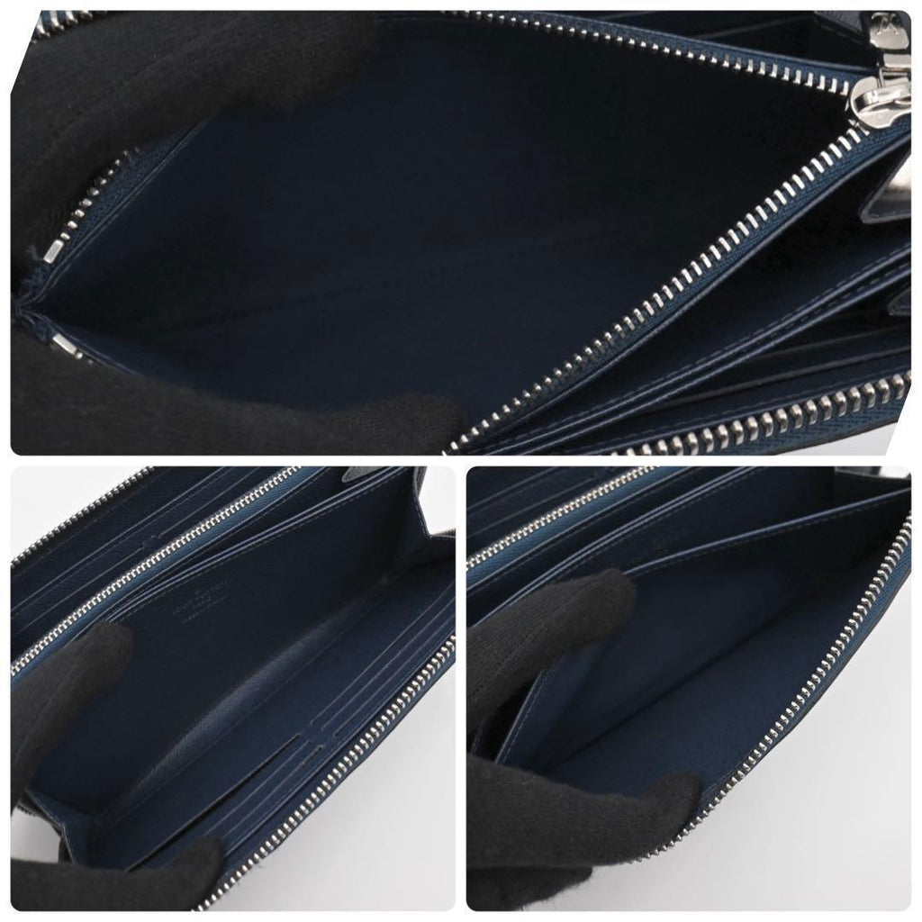 Louis Vuitton Epi Zippy Wallet Andigo Blue — view 5