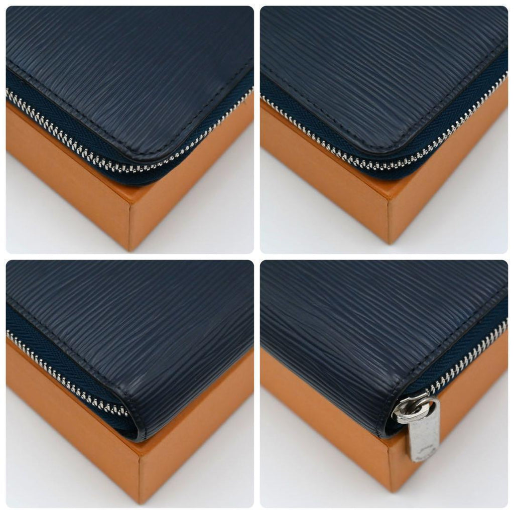 Louis Vuitton Epi Zippy Wallet Andigo Blue — view 7