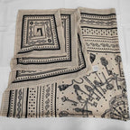 Hermes Carre Geant 140 Lecre Bandana Cassisil Tag Scarf — view 2