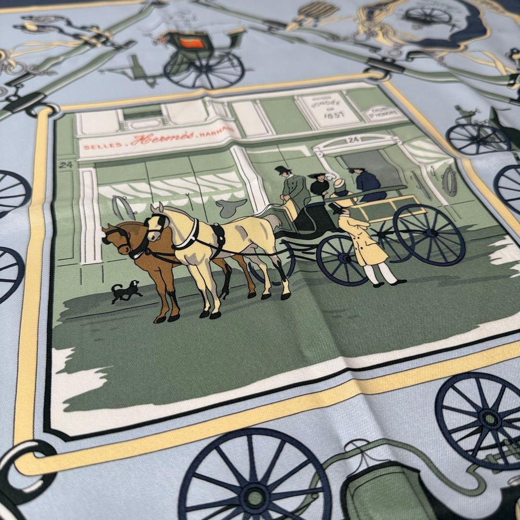 Hermes Scarf Carre 70 Palonniers — view 4