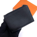 Louis Vuitton Aerogram Portefeuille Pilot Trifold Wallet Black — view 2