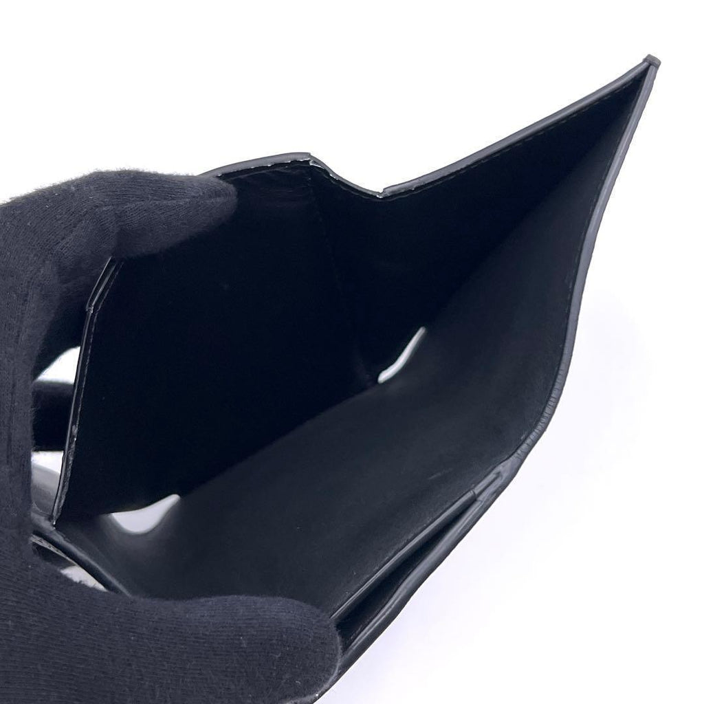 Louis Vuitton Aerogram Portefeuille Pilot Trifold Wallet Black — view 4