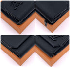 Louis Vuitton Aerogram Portefeuille Pilot Trifold Wallet Black — view 7