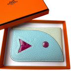 Hermes Poisson Card Holder Chevremisol