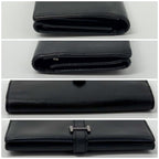 Hermes Bearn Dupri Box Calf Soufflet Classic Trifold Leather Wallet — view 4