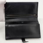 Hermes Bearn Dupri Box Calf Soufflet Classic Trifold Leather Wallet — view 6