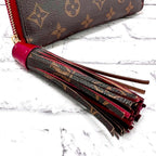 Louis Vuitton Monogram Zippy Wallet Tassel Fuchsia — view 2