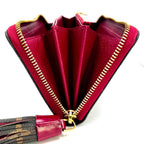 Louis Vuitton Monogram Zippy Wallet Tassel Fuchsia — view 4