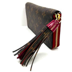 Louis Vuitton Monogram Zippy Wallet Tassel Fuchsia — view 6