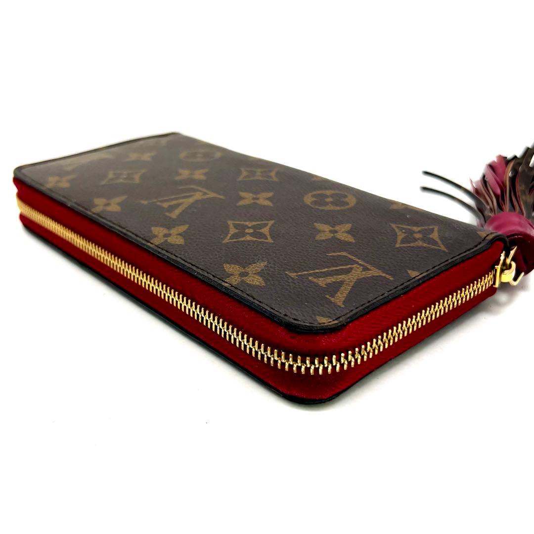 Louis Vuitton Monogram Zippy Wallet Tassel Fuchsia — view 8
