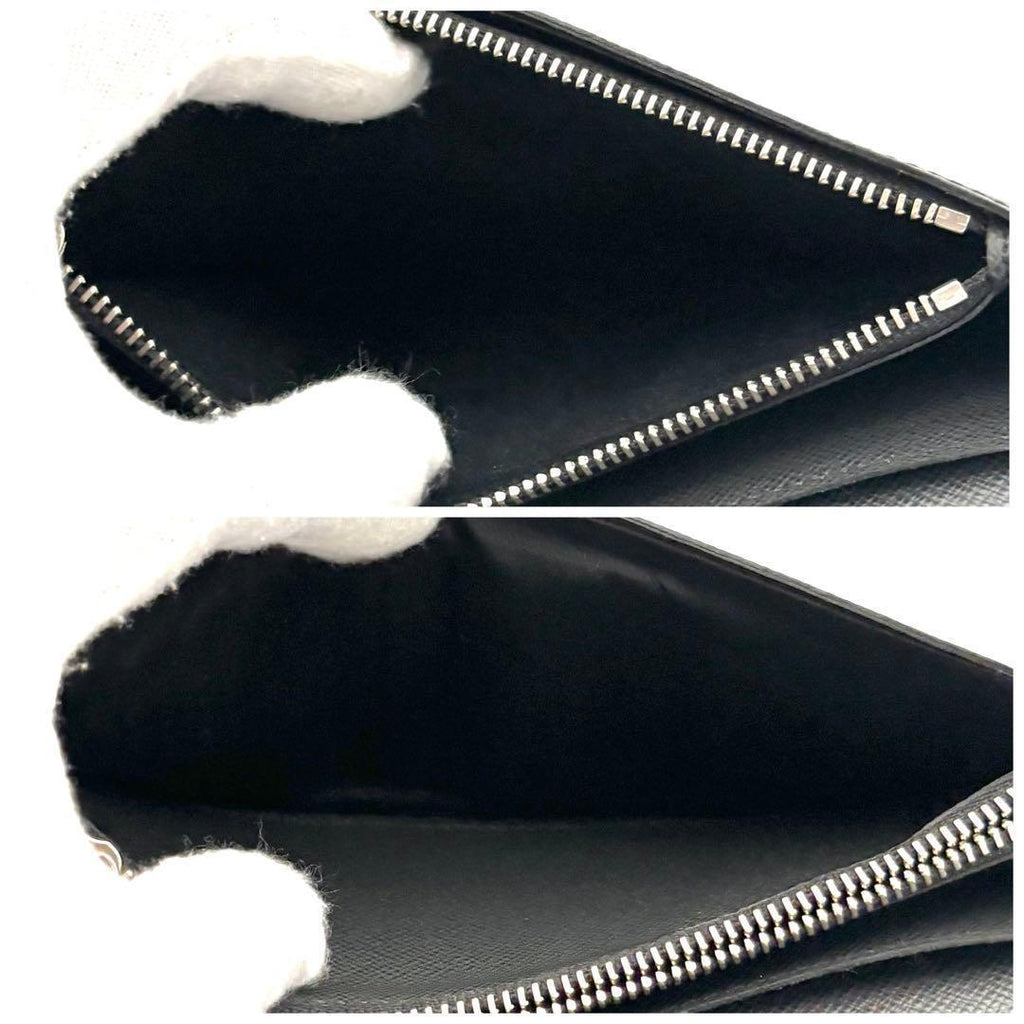 Louis Vuitton Wallet Portefeuille Brazza Taiga Ardoise Black — view 4