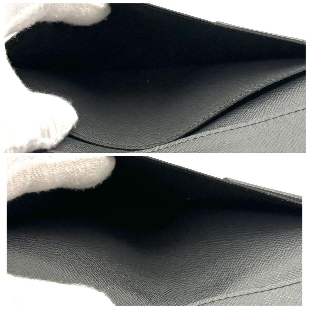 Louis Vuitton Wallet Portefeuille Brazza Taiga Ardoise Black — view 6