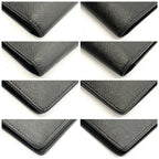 Louis Vuitton Wallet Portefeuille Brazza Taiga Ardoise Black — view 8