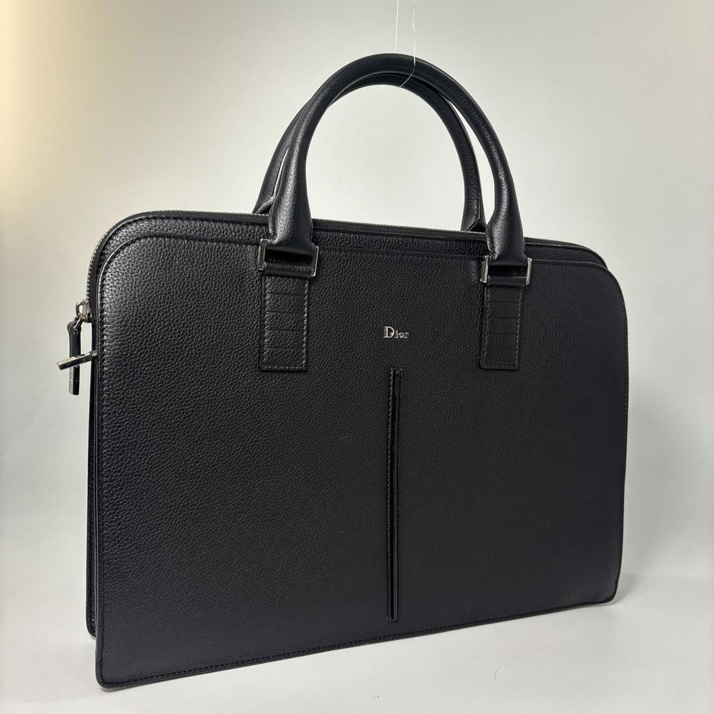 Dior Business Briefcase Black Handbag — view 3