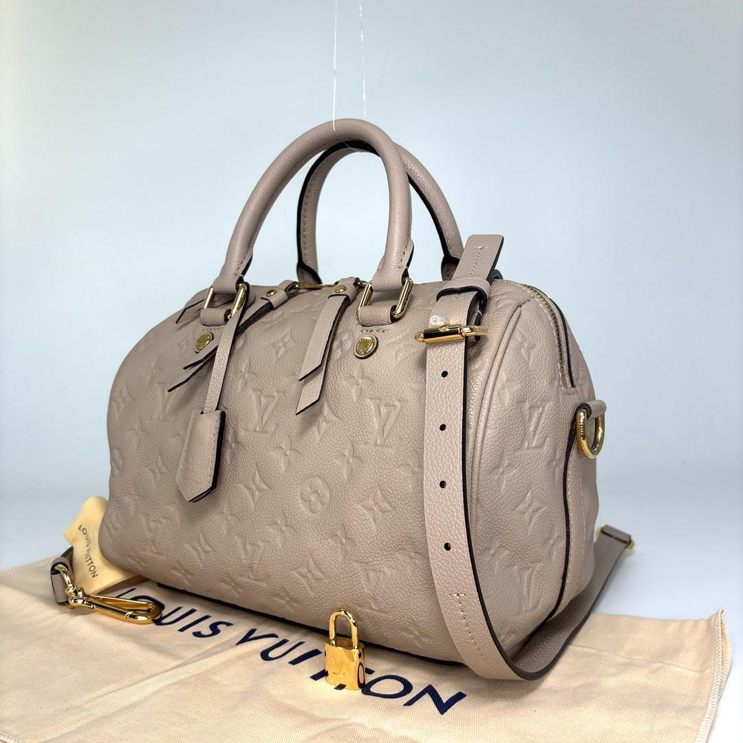 Louis Vuitton Monogram Empreinte Speedy Bandouliere 25 Handbag — view 2