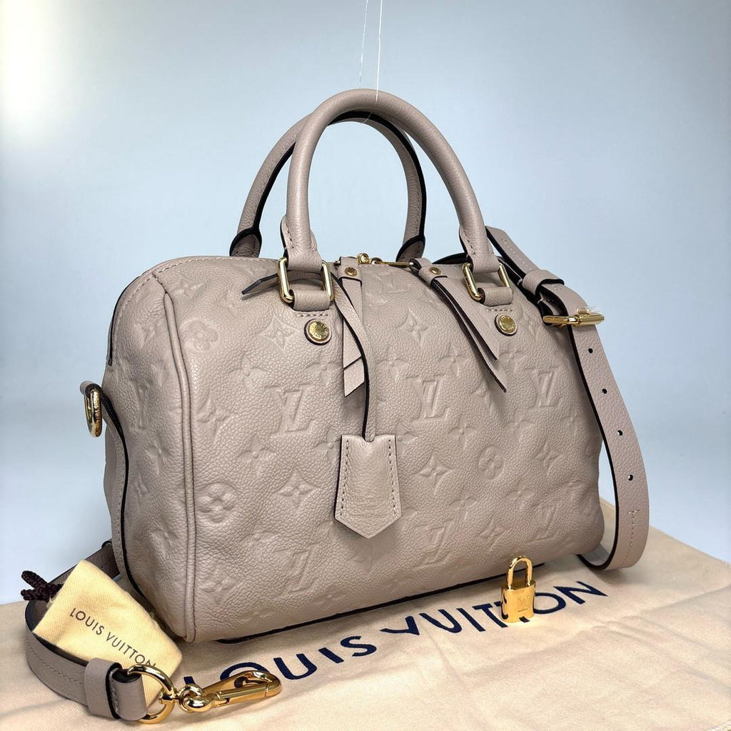 Louis Vuitton Monogram Empreinte Speedy Bandouliere 25 Handbag — view 3