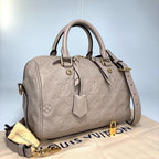 Louis Vuitton Monogram Empreinte Speedy Bandouliere 25 Handbag — view 3