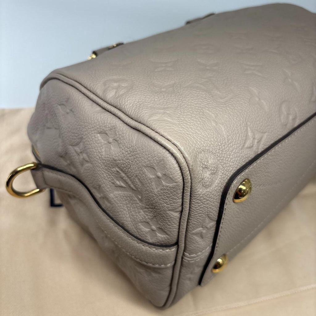Louis Vuitton Monogram Empreinte Speedy Bandouliere 25 Handbag — view 8