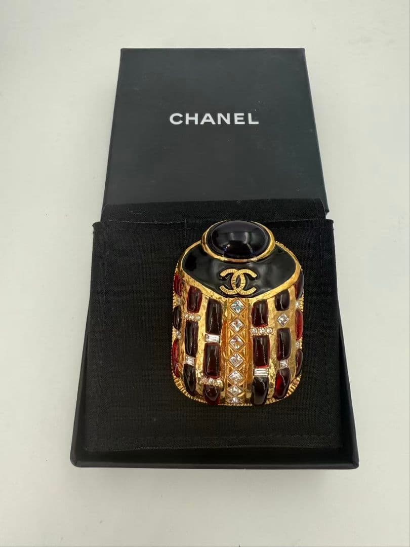 Chanel Egyptian Scarab Brooch