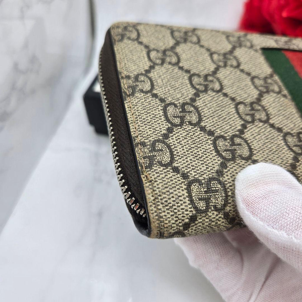 Gucci Wallet Sherry Line GG Supreme — view 5
