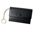 Chanel CC Logo Coin Purse with Key Ring Black