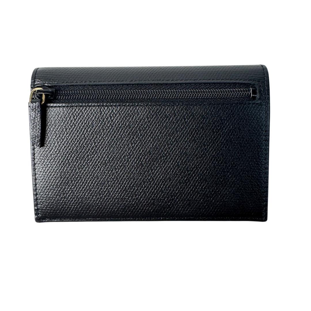 Chanel CC Logo Coin Purse with Key Ring Black — view 3