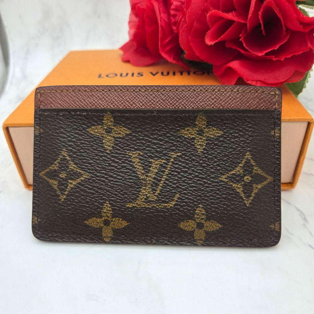 Louis Vuitton Monogram Porte Cartes Simple Card Case