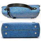 Louis Vuitton Epi Denim Cluny MM Handbag 2-Way Blue — view 8