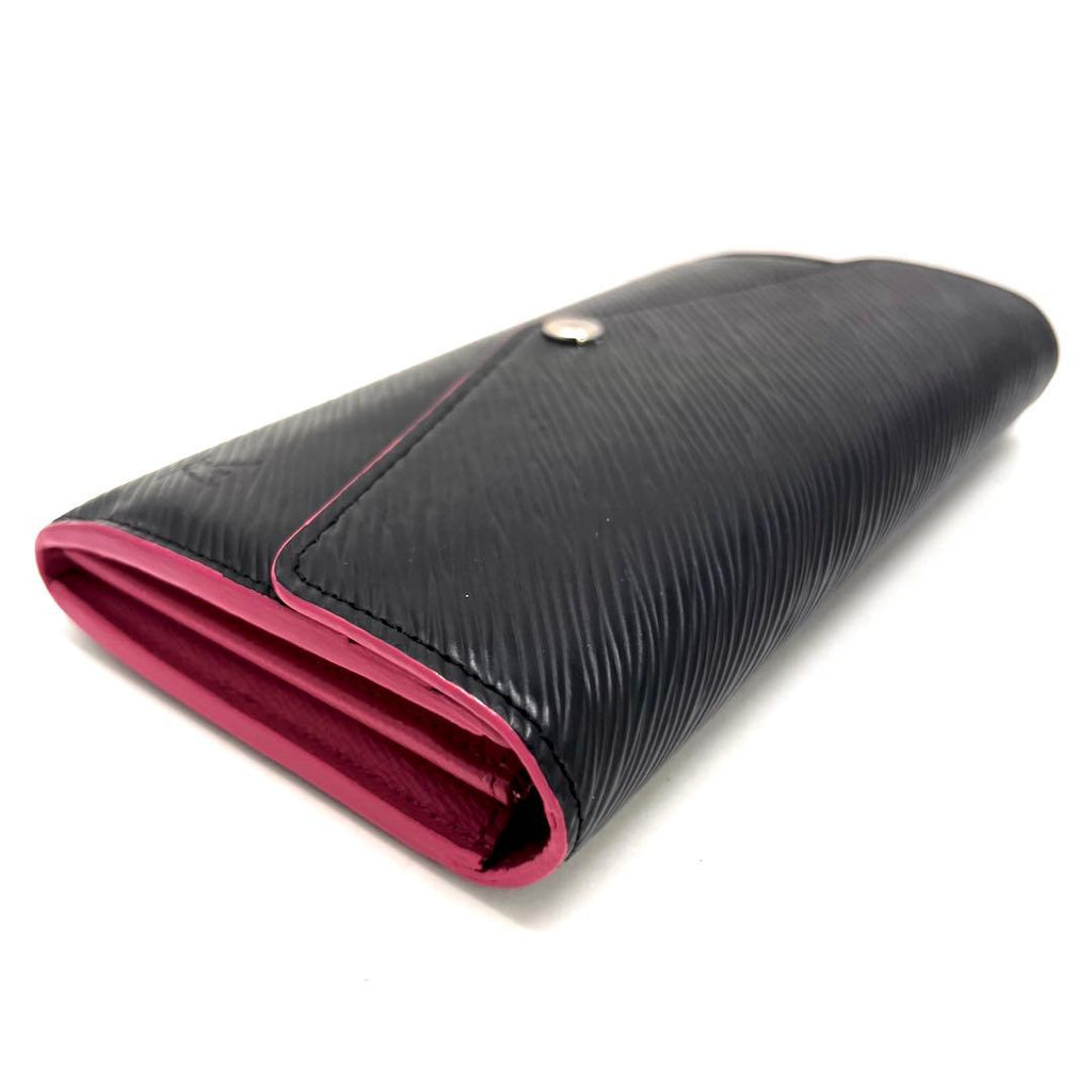 Louis Vuitton Epi Noir Pink Portefeuille Sarah Wallet — view 8