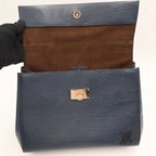 Louis Vuitton Epi Handbag Cluny MM Indigo Blue Leather — view 3