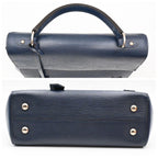 Louis Vuitton Epi Handbag Cluny MM Indigo Blue Leather — view 7