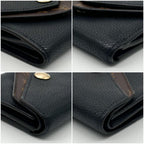 Louis Vuitton Portefeuille Double Compact Macassar Wallet — view 7