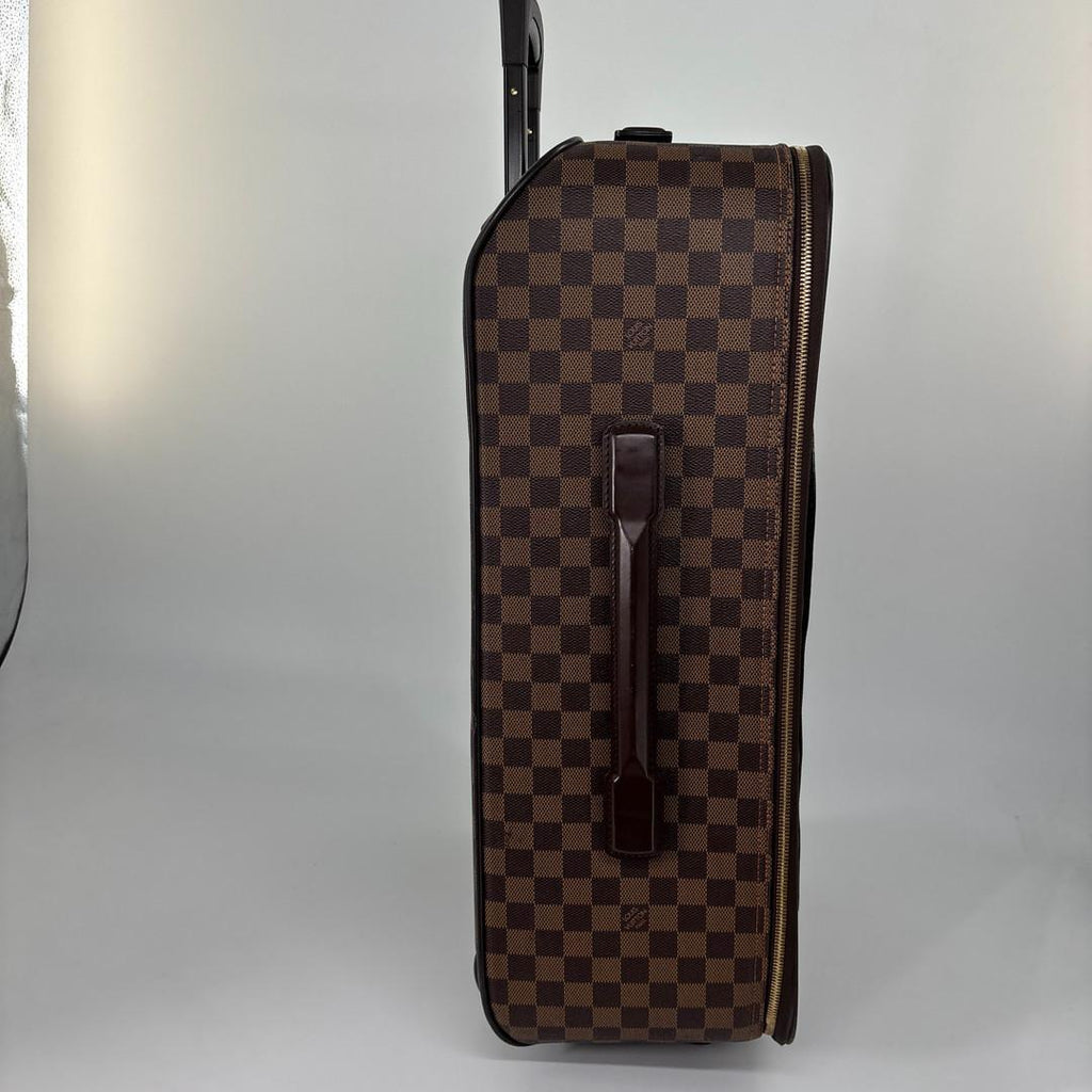 Louis Vuitton Super Damier Pegase 55 Leather Suitcase Travel — view 4