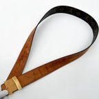 Louis Vuitton Ceinture Initial Monogram Brown LV Gold Belt — view 3