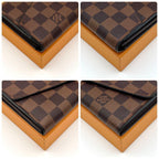 Louis Vuitton Damier Ebene Portefeuille Sarah Wallet Brown — view 8