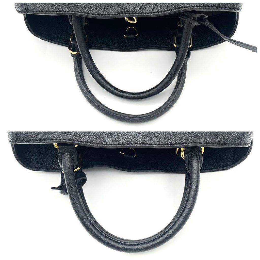 Louis Vuitton Montaigne BB Empreinte Black Handbag — view 6