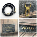 Louis Vuitton Montaigne BB Empreinte Black Handbag — view 9