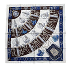 Hermes Carre 90 Cliquetis Silk Scarf Sword Handle — view 2