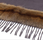 Fendi Cashmere Fur Scarf — view 3