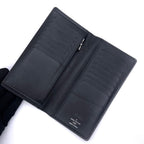 Louis Vuitton Epi Portefeuille Brazza Circle Black Yellow Wallet — view 3