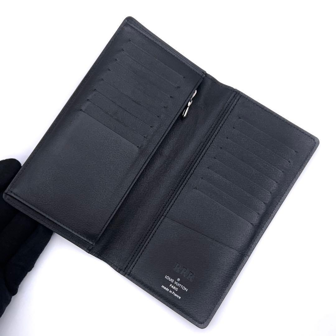 Louis Vuitton Epi Portefeuille Brazza Circle Black Yellow Wallet — view 3