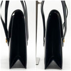 Celine Carriage Triomphe Leather Tote Vintage Black — view 6