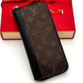Louis Vuitton Wallet Monogram Macassar Zippy Vertical Brown